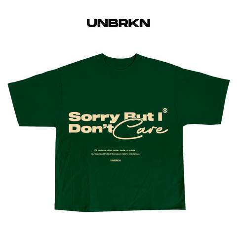 T-shirt Oversize Sorry I don't Care