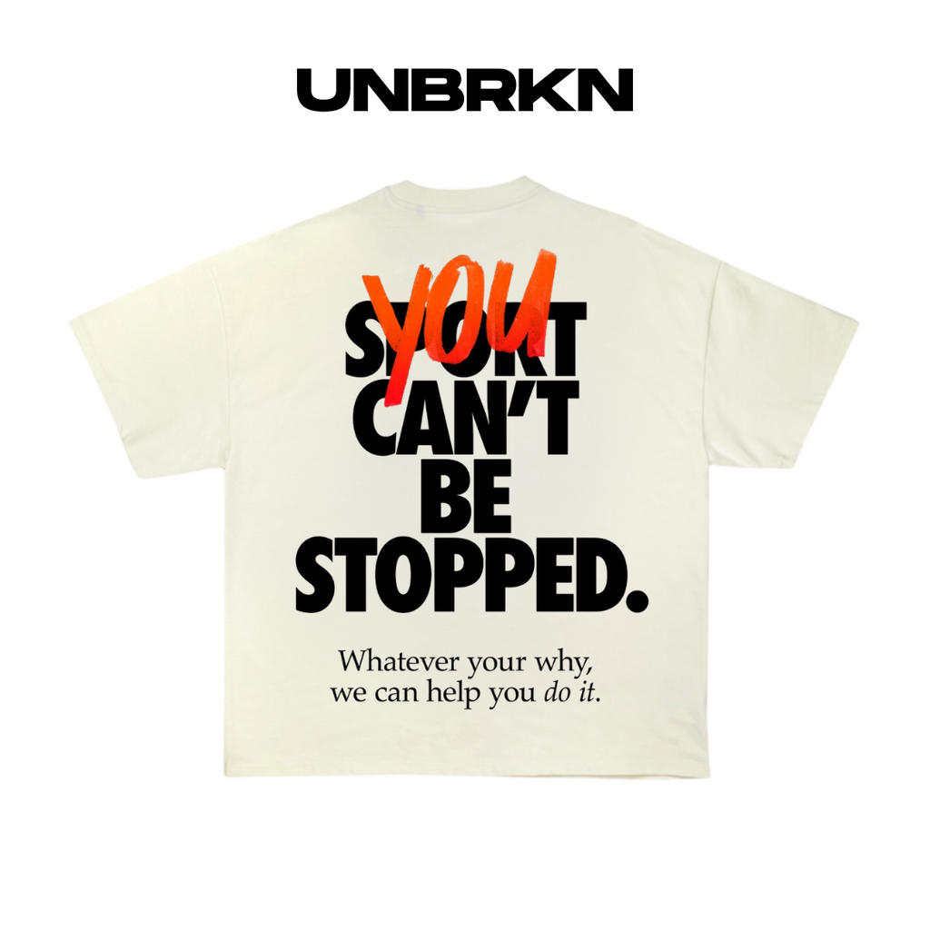 T-shirt Oversize Can't be stopped