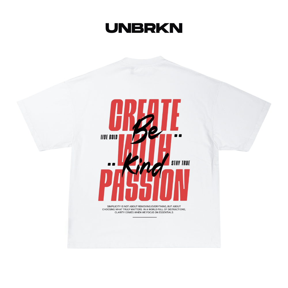 T-shirt Oversize Create With Passion