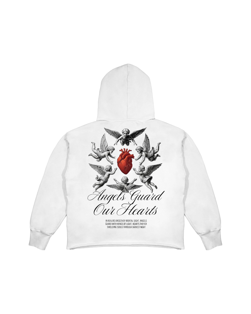 Hoodie Angels Guard Our Hearts .