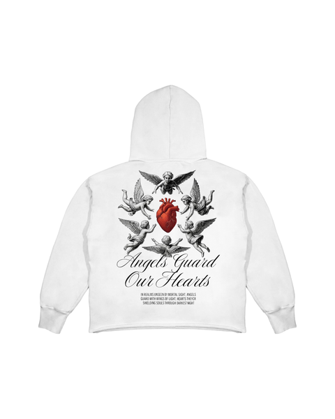 Hoodie Angels Guard Our Hearts .
