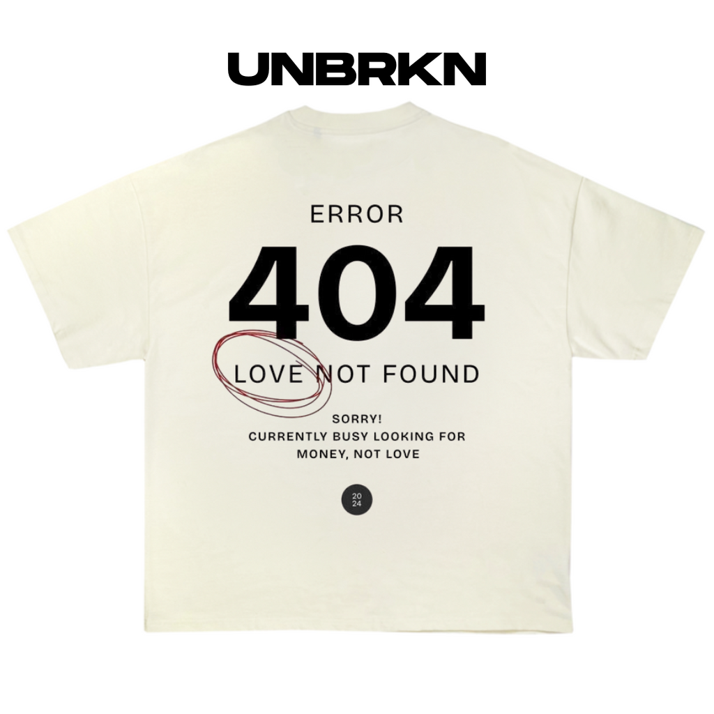 T-shirt Oversize Error 404